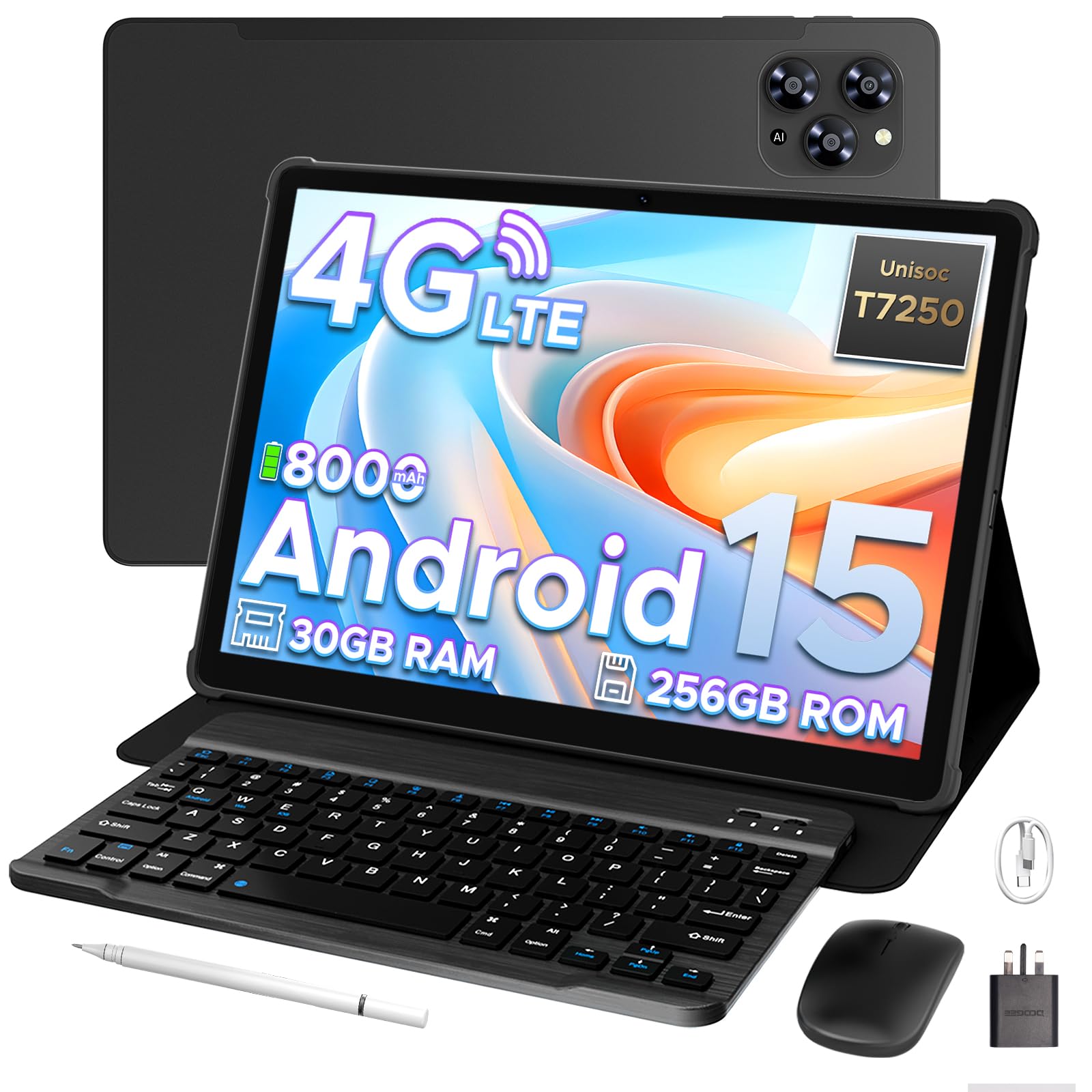 DOOGEE TAB G6 11 inch Android 15 Tablet, 30GB+256GB/2TB tablet